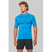 Functioneel t-shirt met korte mouwen en anti-UV-bescherming Aqua Blue XS