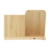 Bamboo Boss 10W draadloze oplader met penhouder
