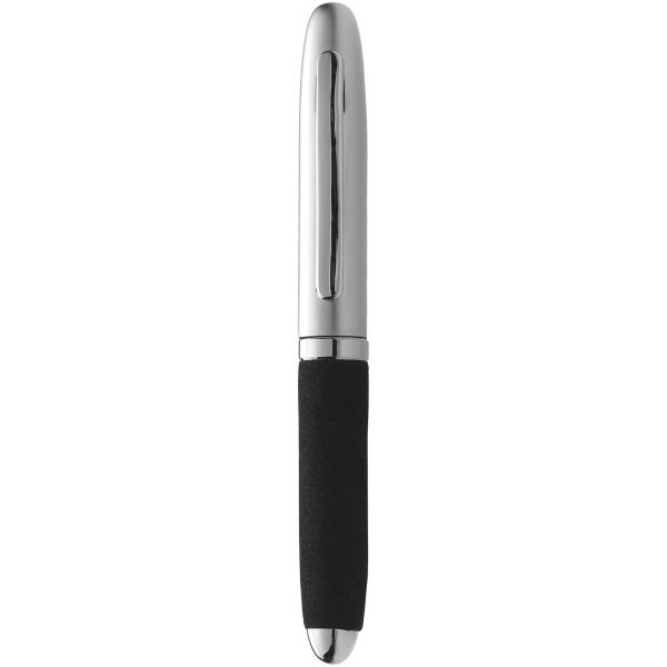 Vienna ballpoint pen - Silver/Solid black