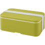 MIYO single layer lunch box - Lime/White
