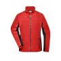 Ladies' Workwear Fleece Jacket - STRONG - - red/black - 4XL