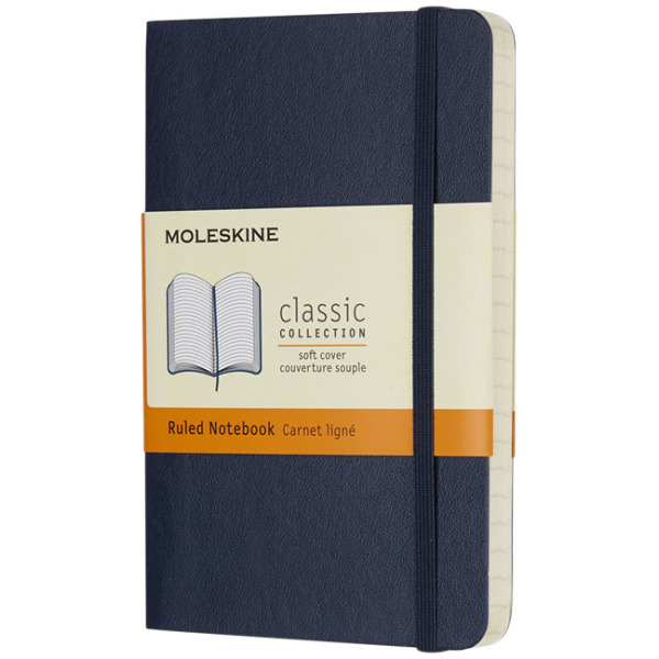 Classic PK softcover notitieboek - gelinieerd - Saffier blauw