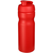 Baseline® Plus 650 ml sportflaska med uppfällbart lock - Röd