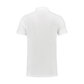 L&S Polo Fit Heavy Mix SS white 3XL