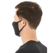 2-Ply Reusable Face Mask - Black - S/M
