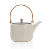 Ukiyo theepotset met kopjes, wit, grijs