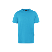 TM 9 Men's Workwear T-Shirt Casual-Flair, from Sustainable Material , 51% GRS Certified Recycled Polyester / 46% Conventional Cotton / 3% Conventional Elastane - pacific blue - 2XL