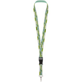 Bucks gerecycled PET lanyard met veiligheidssluiting