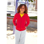 Kids Classic Hooded Sweat Jacket (62-045-0) Black 5-6 jaar
