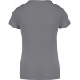 Dames-t-shirt BIO-katoen V-hals Storm Grey XXL