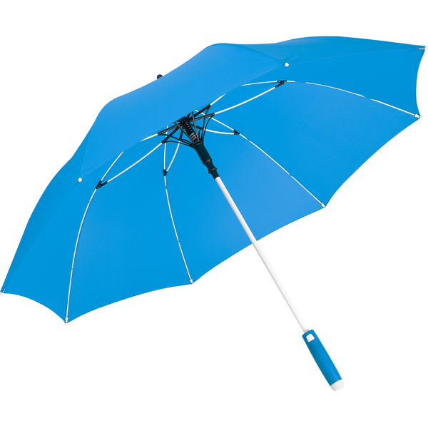 AC midsize umbrella FARE® Whiteline - cyan