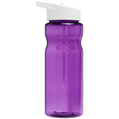 H2O Active® Base 650 ml bidon met fliptuitdeksel - Paars/Wit