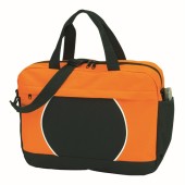 Documenten tas PI oranje, zwart