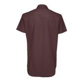 B&C Black Tie Shortsleeve Men, Luxurious Red, M