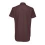 B&C Black Tie Shortsleeve Men, Luxurious Red, M