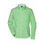 Ladies' Traditional Shirt - green/white - XS