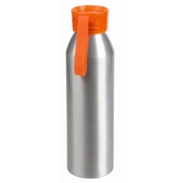 Aluminium bottle COLOURED orange