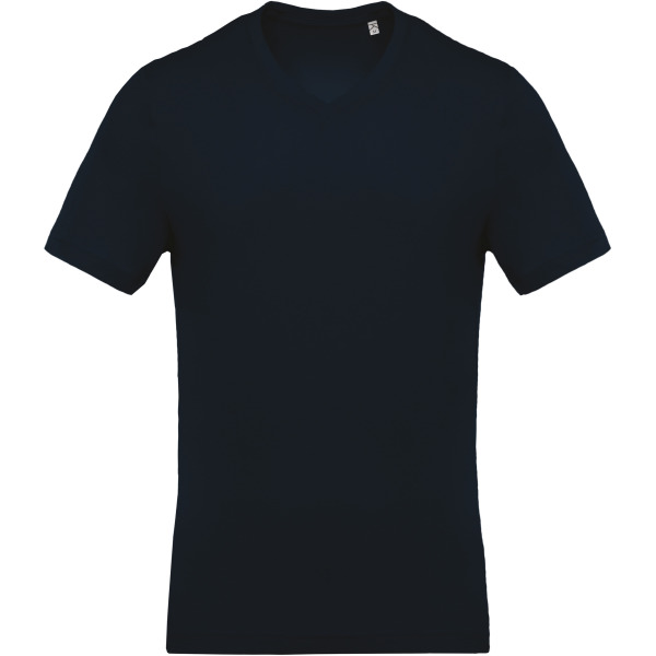 Men's V-neck short sleeve T-shirt