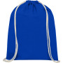 Oregon 140 g/m² cotton drawstring backpack 5L - Royal blue