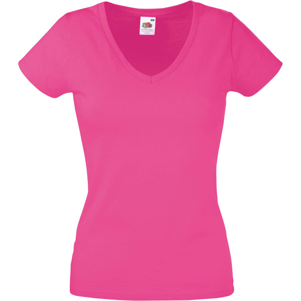 Lady-fit Valueweight V-neck T (61-398-0)