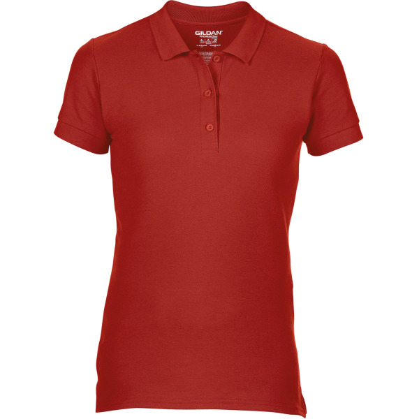 Premium Cotton® Ladies' Double Piqué Polo Red XL