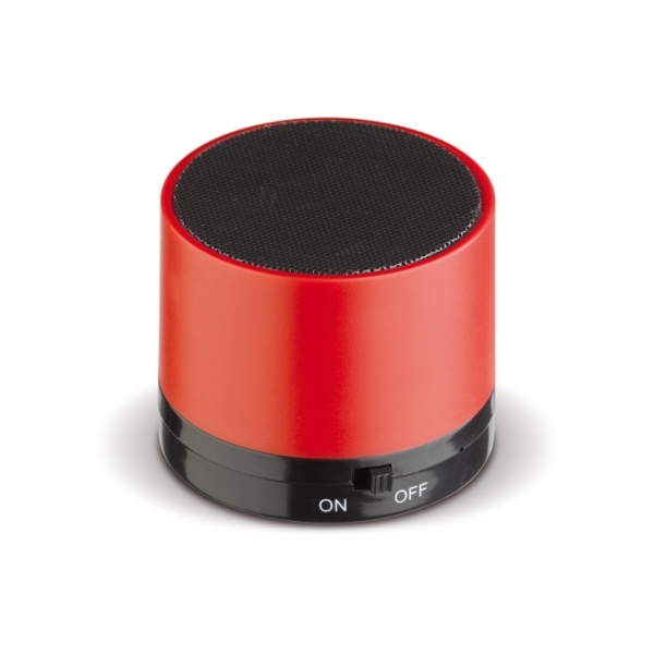 Draadloze mini speaker 3W - Rood