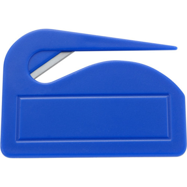 Brieföffner aus Kunststoff Franco Kobaltblau