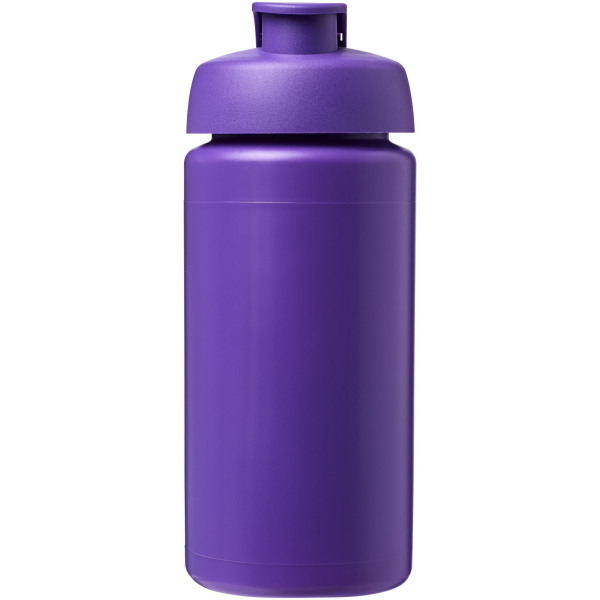 Baseline® Plus grip 500 ml flip lid sport bottle - Purple
