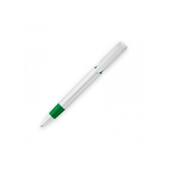 Ball pen S40 Grip hardcolour - White / Green