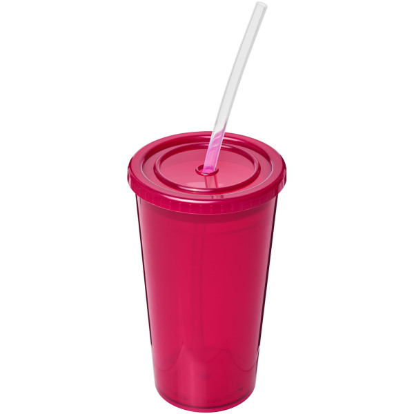 Stadium 350 ml double-walled cup - Magenta