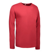 Interlock T-shirt | long-sleeved - Red, S