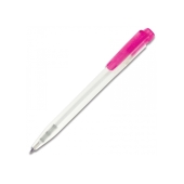 Balpen Ingeo TM Pen Clear transparant - Frosted Roze