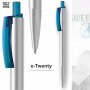 Ballpoint Pen e-Twenty Silver Teal