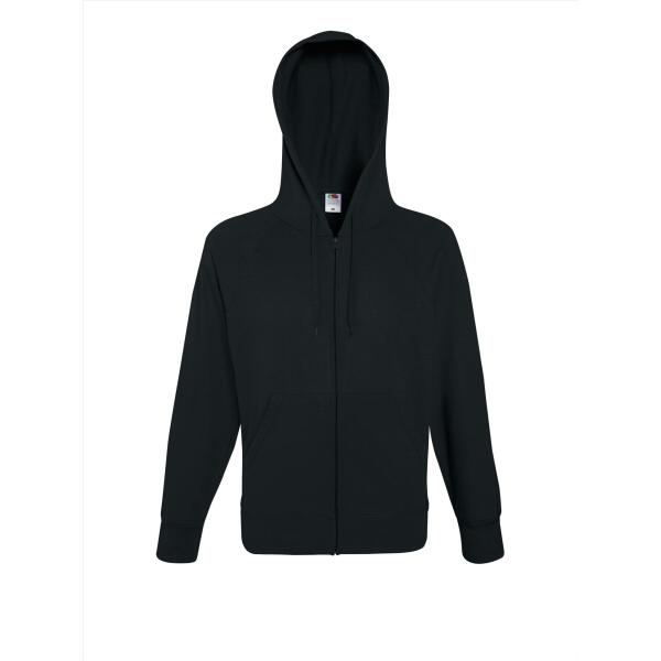 FOTL Lightweight Hooded Sweat Jacket, Black, XXL