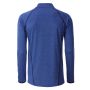 Men's Sports Shirt Longsleeve - blue-melange/navy - XXL