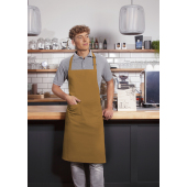 BLS 5 Bib Apron Basic with Buckle and Pocket - mustard - Stck