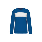 Sweater in polyester kind Sporty Royal Blue / White 10/12 jaar