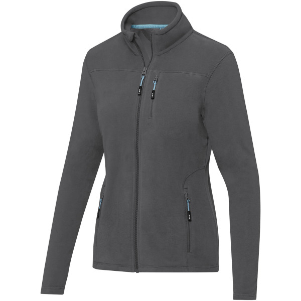 Amber women's GRS recycled full zip fleece jacket - Storm grey - XS