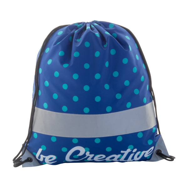 CreaDraw Reflect - custom reflective drawstring bag