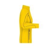 Ladies' Structure Fleece Jacket - yellow/carbon - XXL