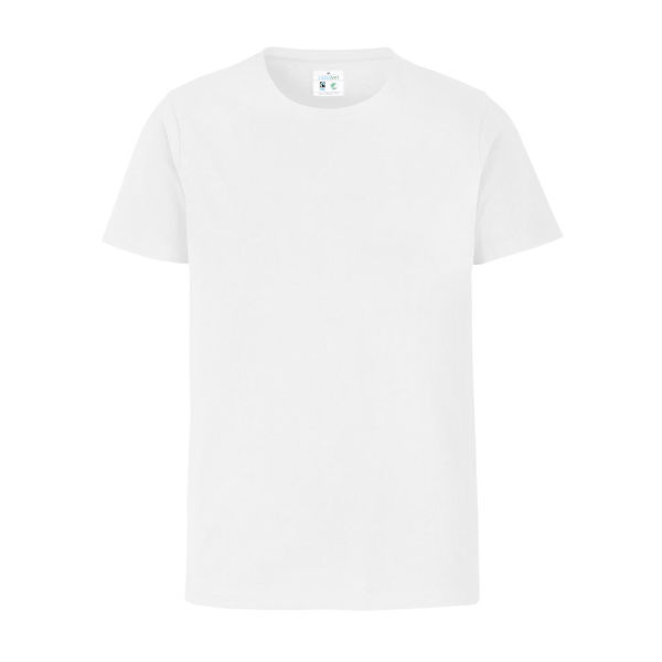 Cottover Gots Stretch R-Neck Man white S