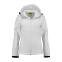 L&S Jacket Hooded Softshell for her white L