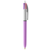 BIC® 4 Colours Fashion balpen + Lanyard 4 Col Fashion BP LP purple pastel_UP white_RI black