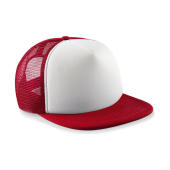 Junior Vintage Snapback Trucker - Classic Red/White - One Size