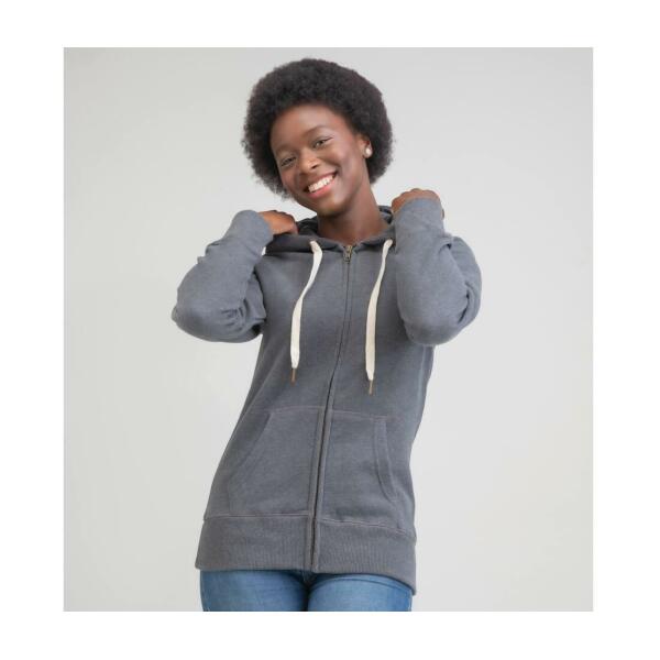 black hoodie women zipper