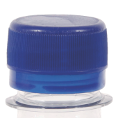 Ronde waterfles 500 ml met platte dop Ronde waterfles 500 ml met platte dop