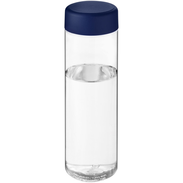 H2O Active® Vibe 850 ml screw cap water bottle - Transparent/Blue