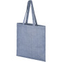 Pheebs 210 g/m² recycled tote bag 7L - Heather blue