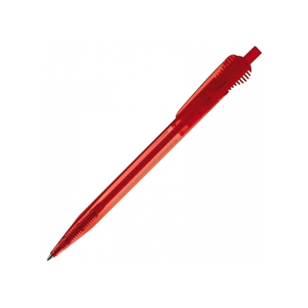 Cosmo ball pen transparent round clippart - Transparent Red