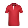 Men's Polo Stripe red/white S